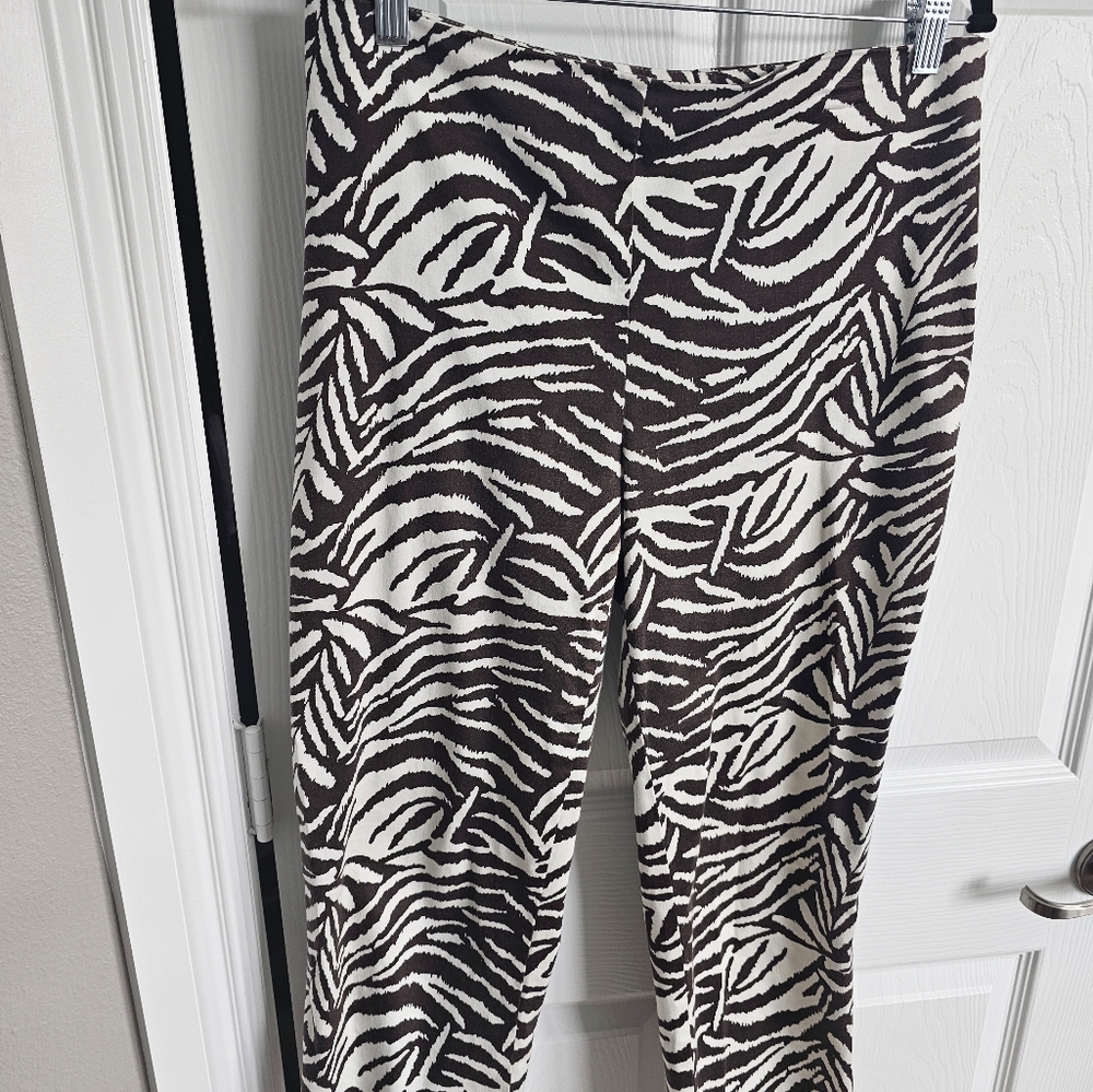 Animal print capris